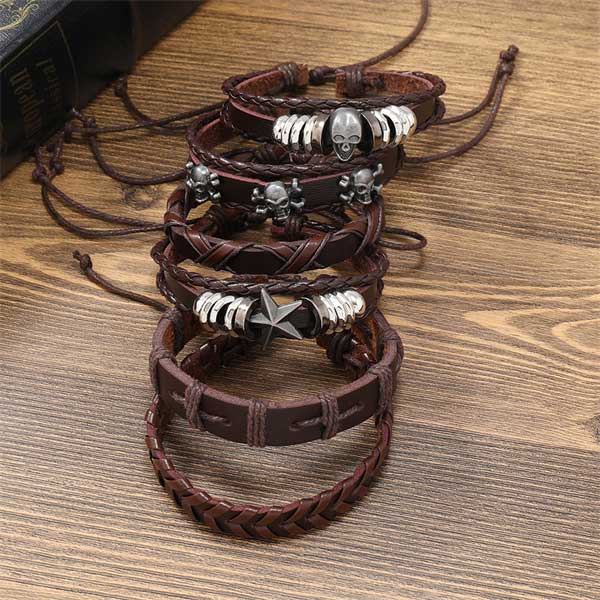 Multi-layer-Pentagram-Cuffs---Punk-Bracelets-Bulk
