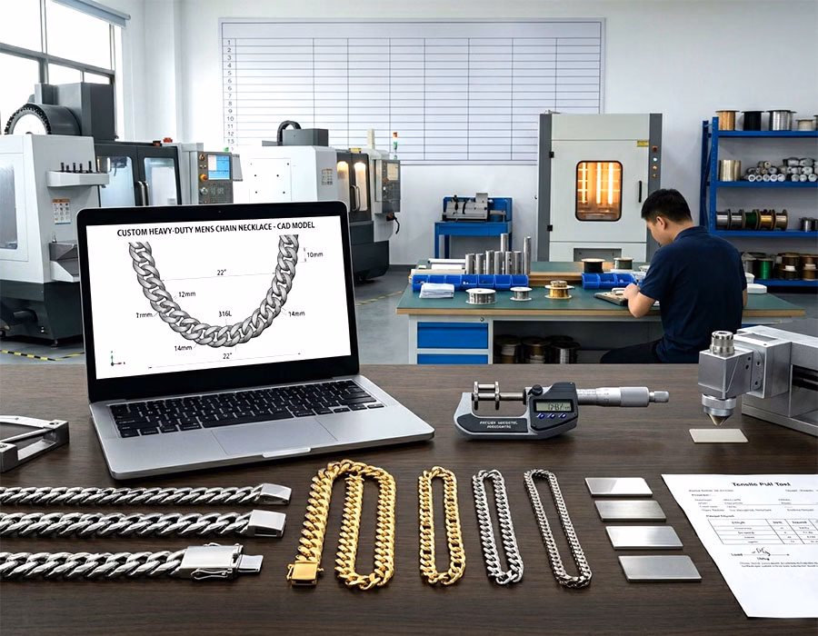 Customizing Heavy-Duty Men's Chains Customizing Heavy-Duty Men's Chains