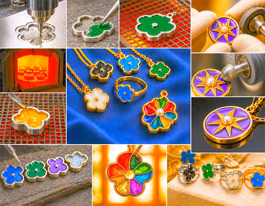 Enamel Inlay Technique - Jinyuan Jewelry