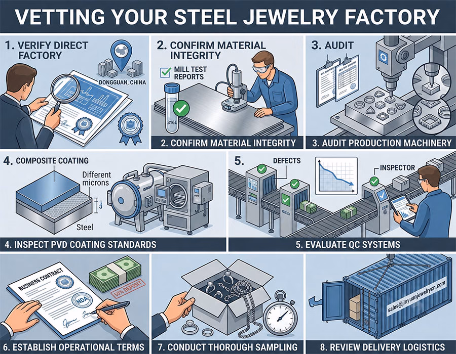 Vetting Your Steel Jewelry Factory